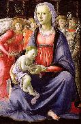 Sandro Botticelli La Vierge et l'Enfant entoures de cinq anges